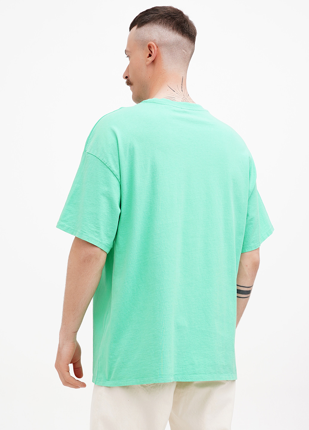 Светло-зеленая футболка H&M
