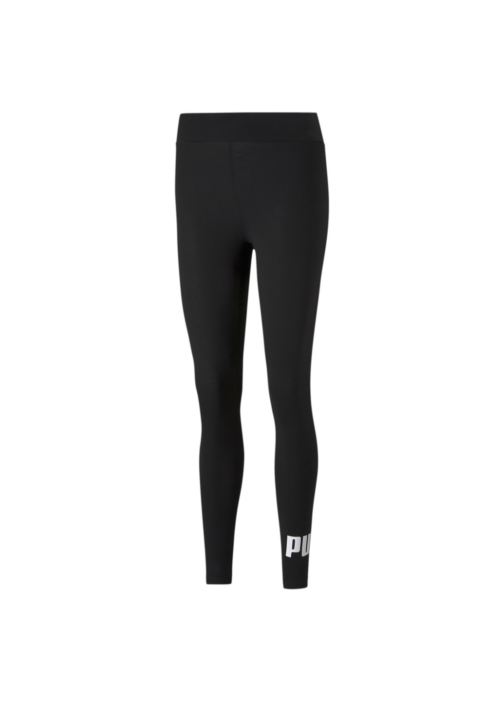 Черные демисезонные леггинсы essentials logo women's leggings Puma