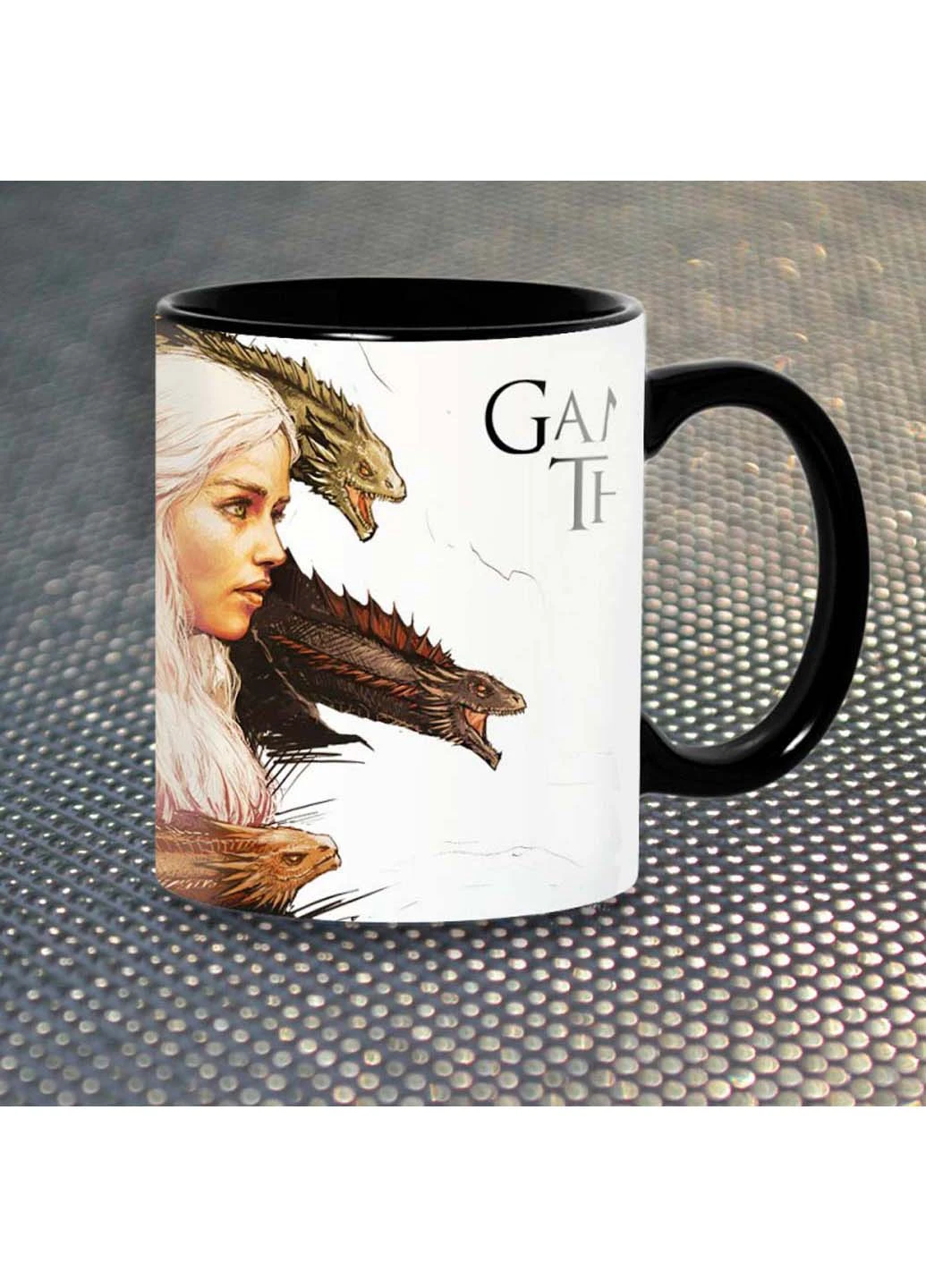 Чашка Gifty Дейнерис Таргариен с Драконами Game of Thrones 330 мл (254914186)