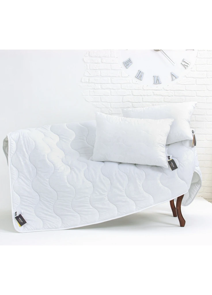 Одеяло MirSon Набор EcoSilk Всесезонный 1660 Eco Light White Одеяло + поду (2200002654968) No Brand (254012665)