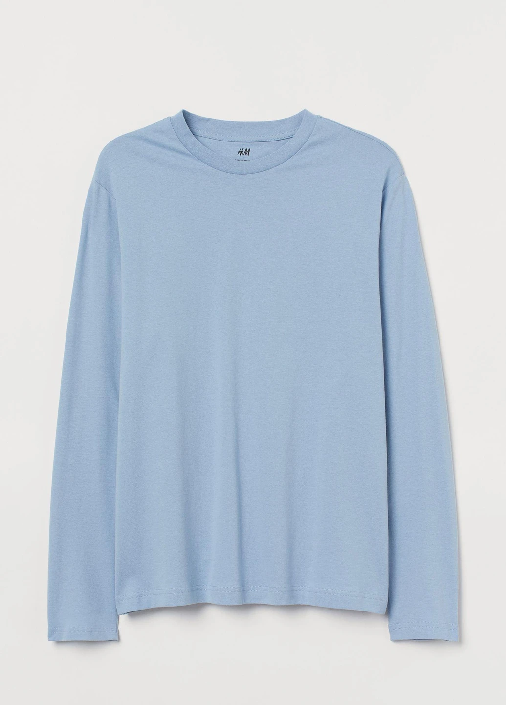 Голубой лонгслив H&M