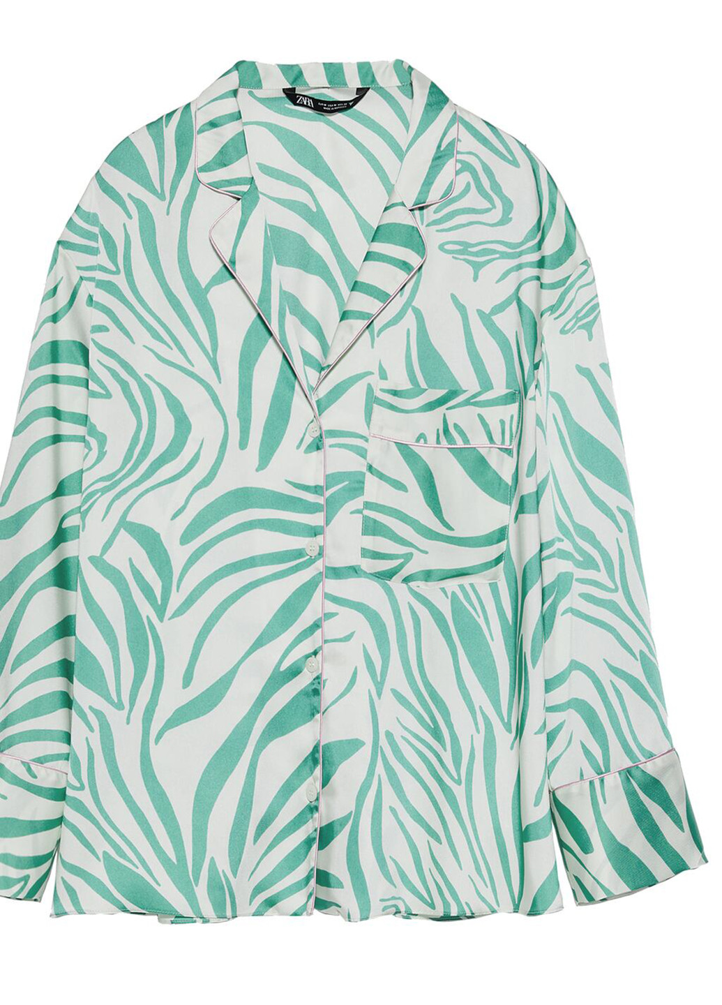 Цветной женский жакет Zara с абстрактным узором - демисезонный