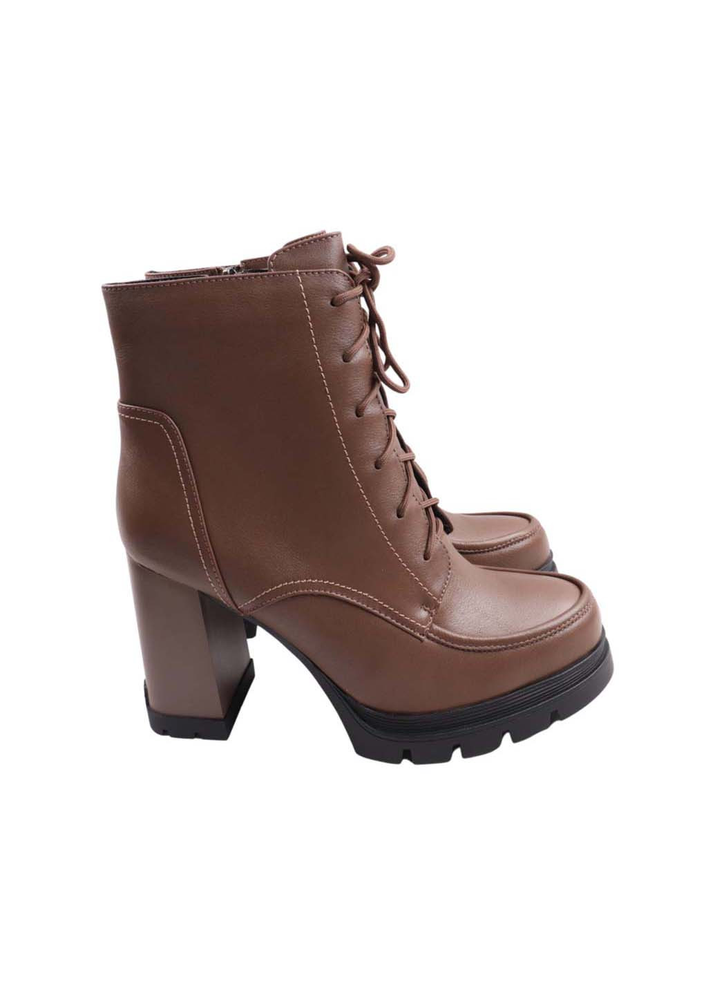 Коричневые демисезонная ботильоны Angelo Vani 216-22DH