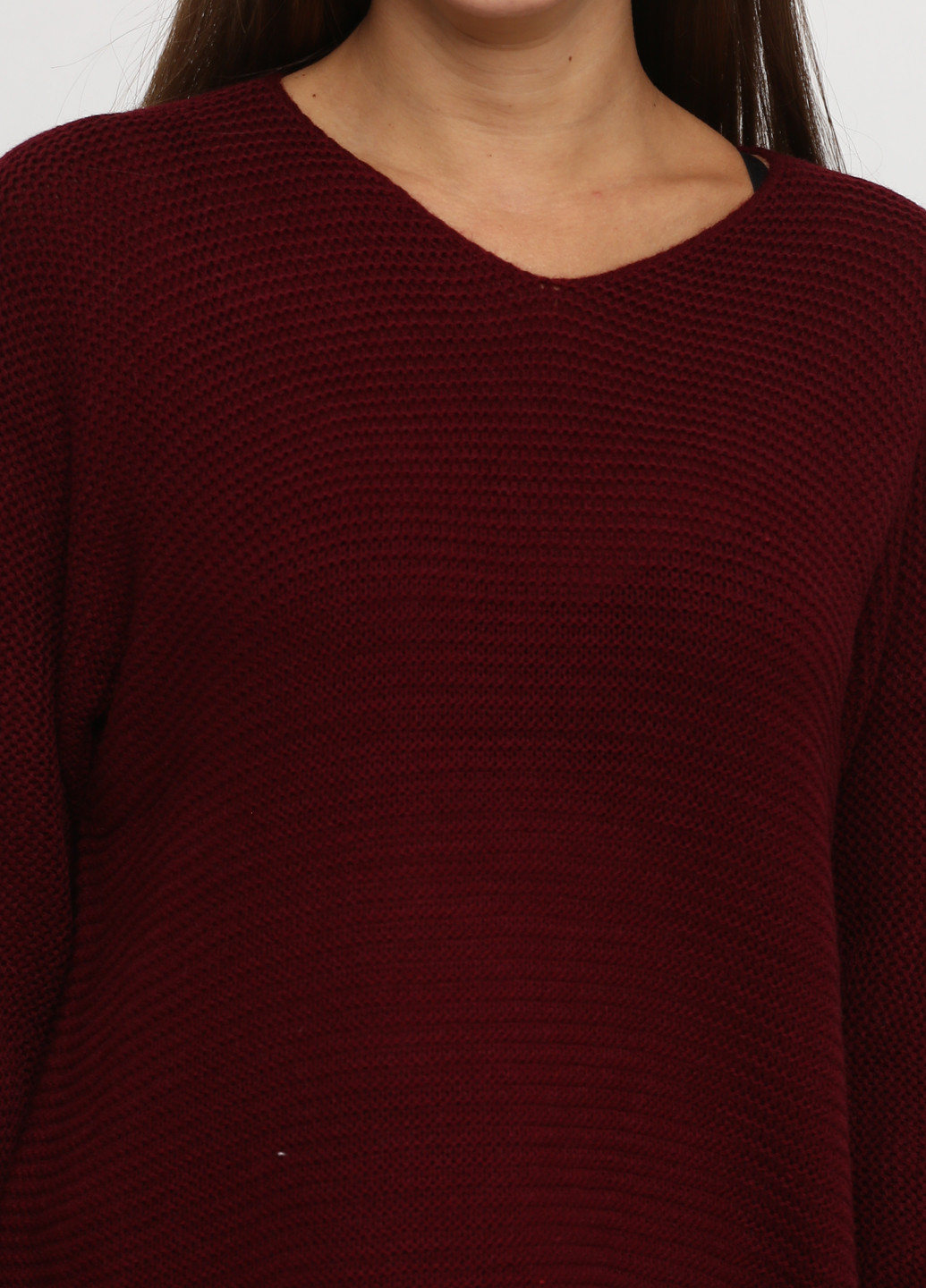 Бордовий демісезонний пуловер пуловер Eser