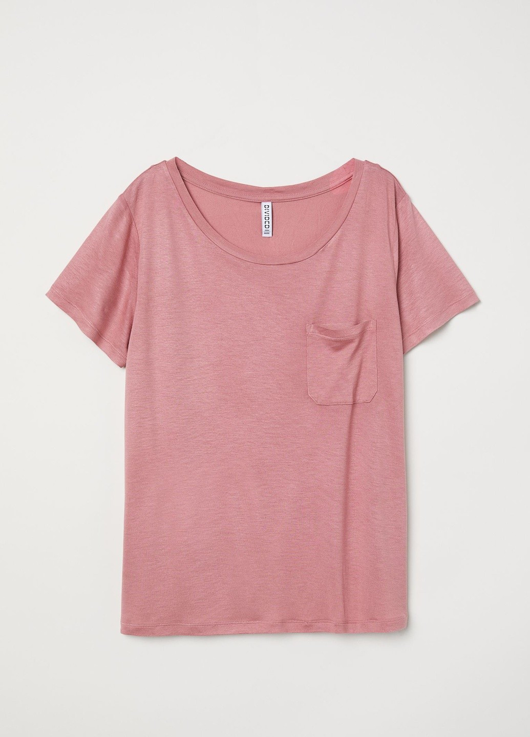 Темно-розовая всесезон футболка H&M