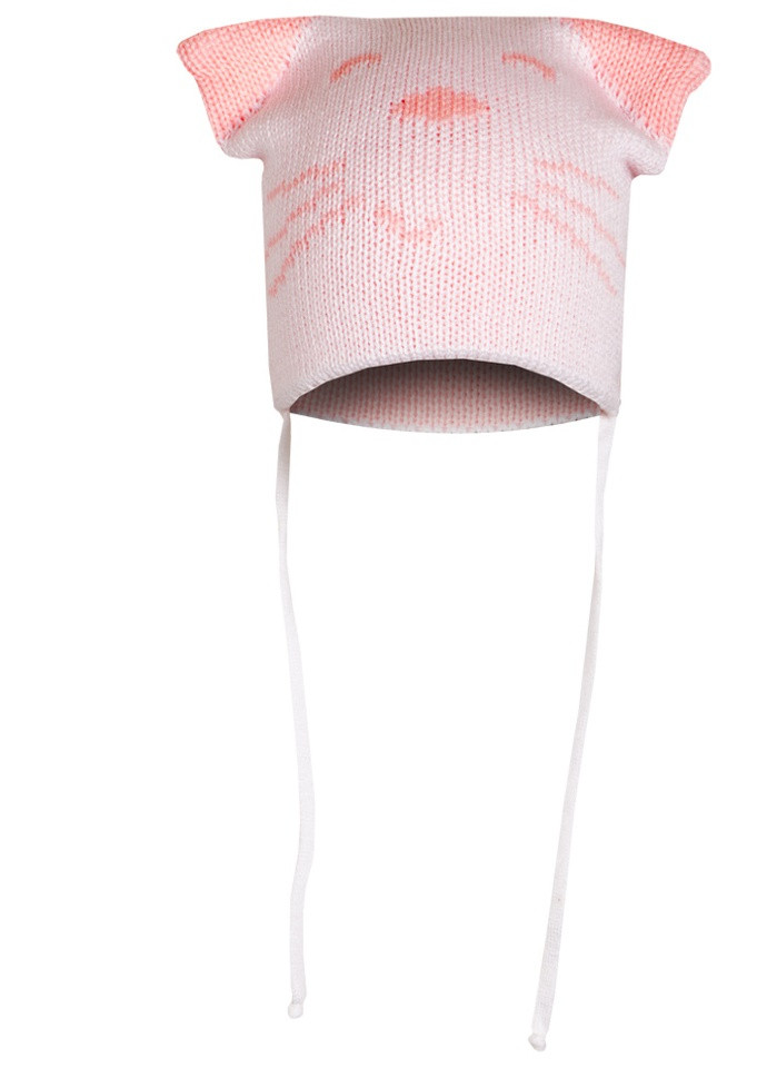 Дитяча шапка з вушками демісезонна в'язана для дівчинки Габби (205952277)