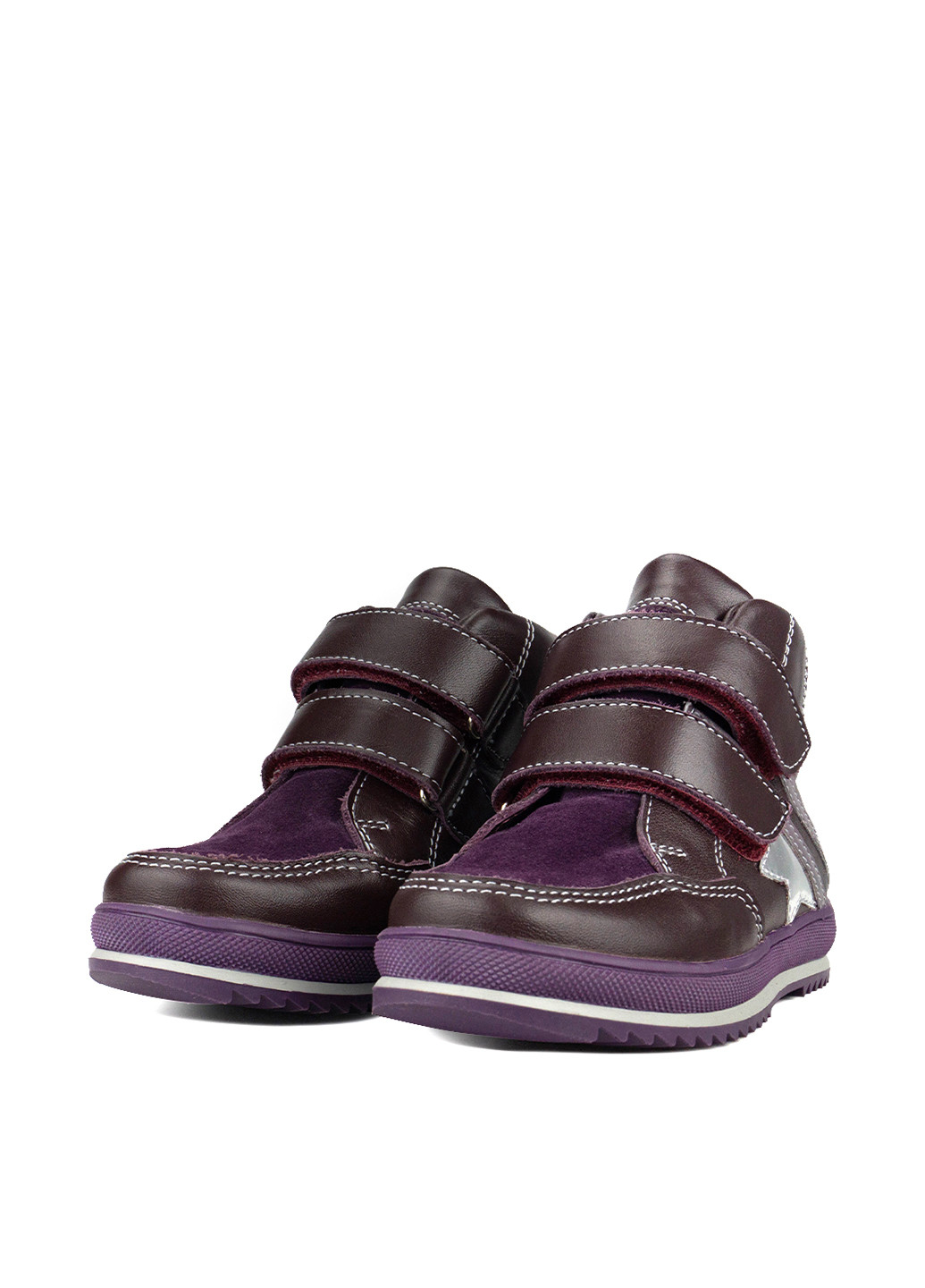 Фиолетовые повседневные осенние ботинки Miracle