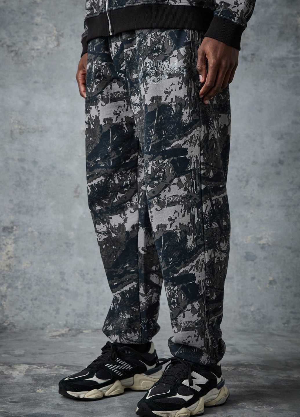 Комбинированные спортивные демисезонные джоггеры брюки Boohoo