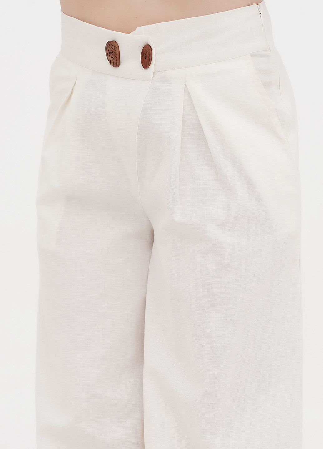 Белые кэжуал летние брюки PrettyLittleThing