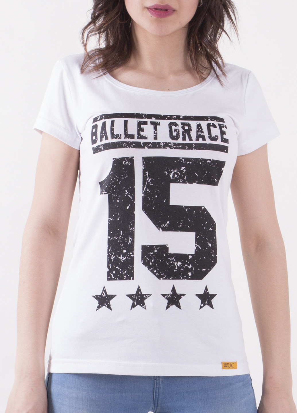 Біла літня футболка Ballet Grace