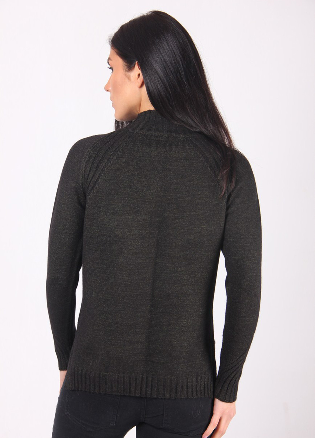 Чорний демісезонний свитер Ladies Fasfion