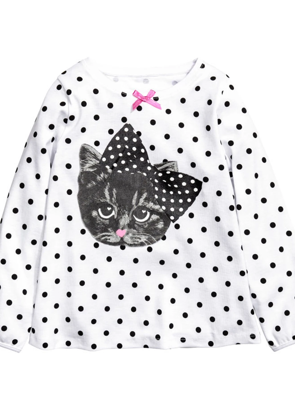 Белая всесезон пижама (лонгслив, брюки) H&M