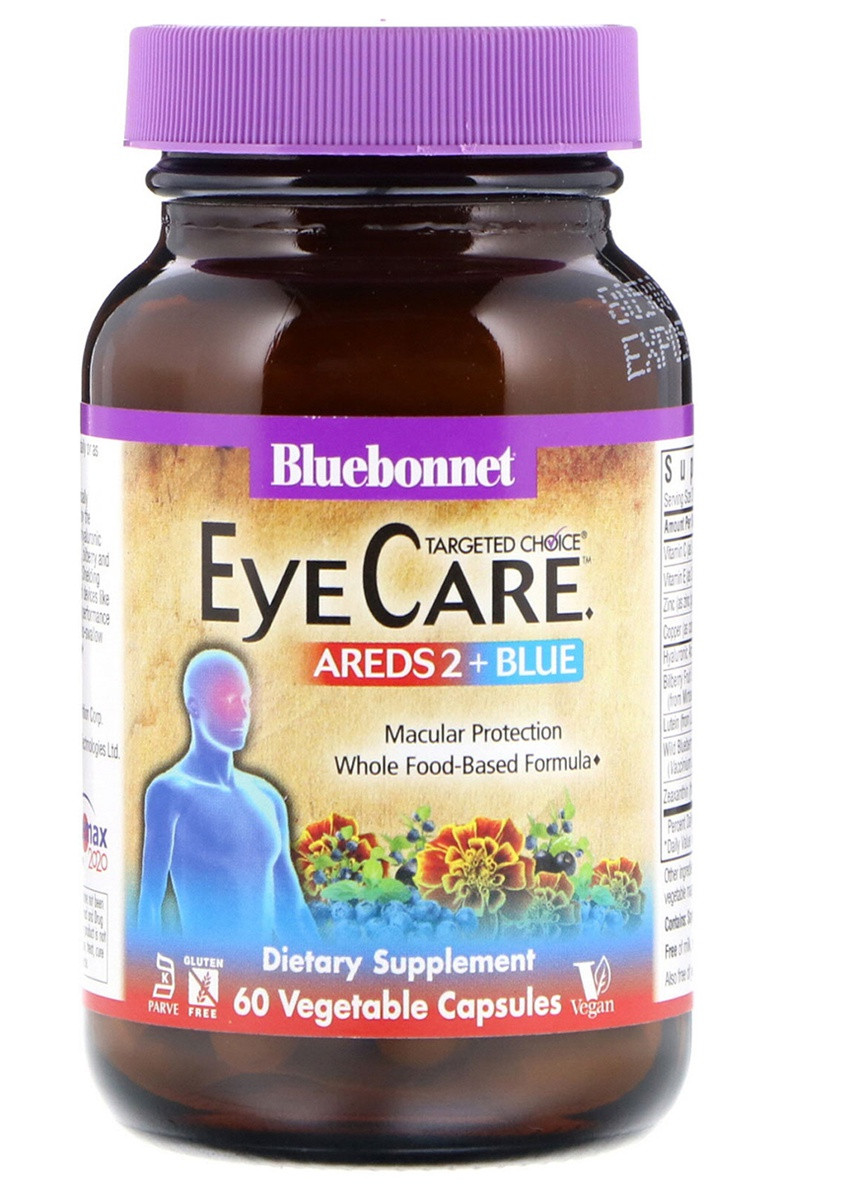 Комплекс для Глаз, EyeCare, Targeted Choice,, 60 растительных капсул Bluebonnet Nutrition (228291969)