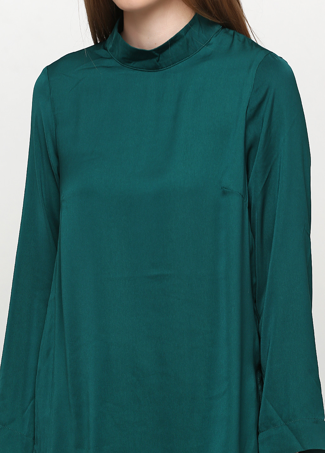 Темно-бирюзовая демисезонная блуза H&M