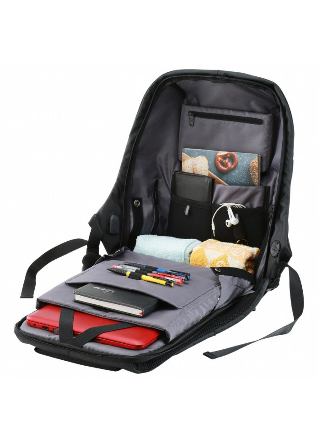 Рюкзак для ноутбука 15.6" BP-9 Anti-theft backpack, Black Anti-theft backpack (CNS-CBP5BB9) Canyon (251884356)