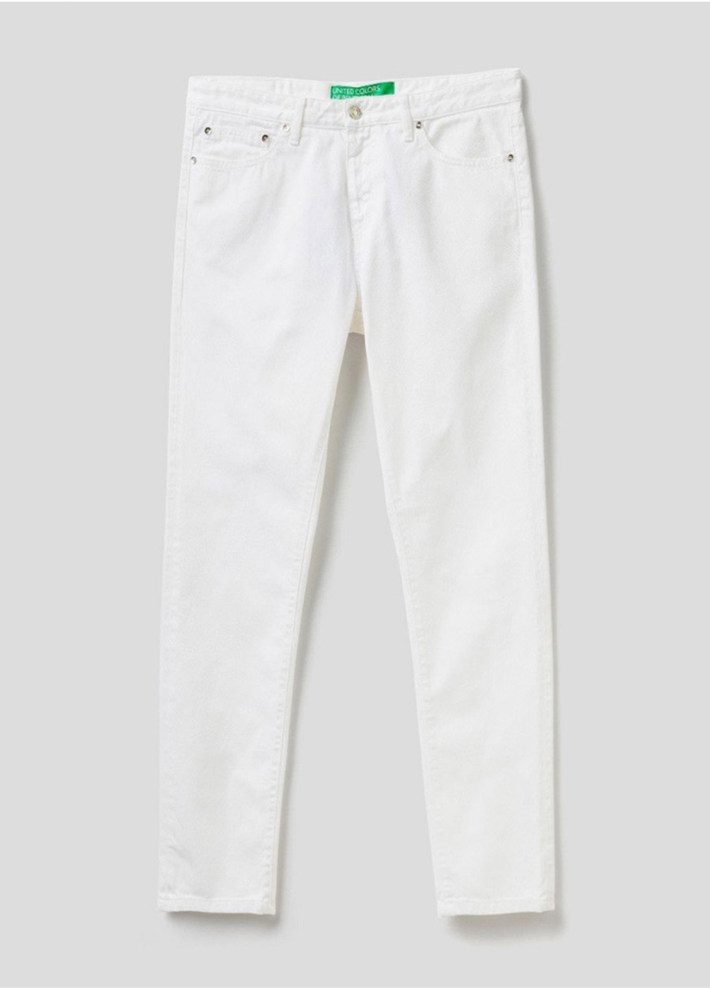 Белые демисезонные джинсы United Colors of Benetton