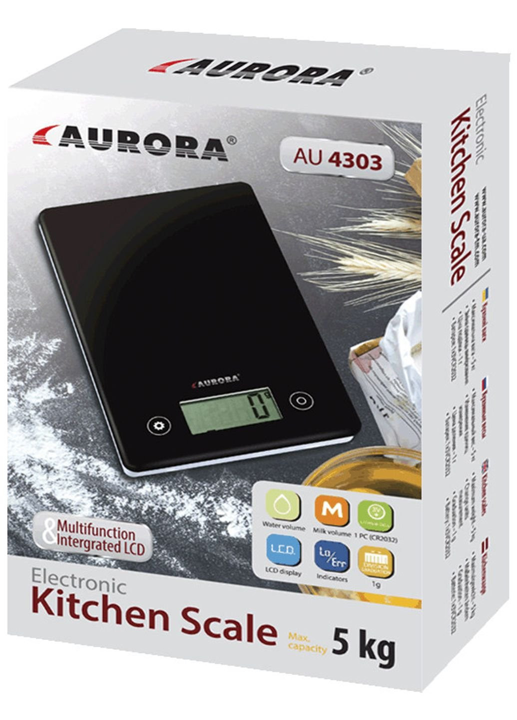 Ваги кухонні AU 4303 Aurora (253616908)