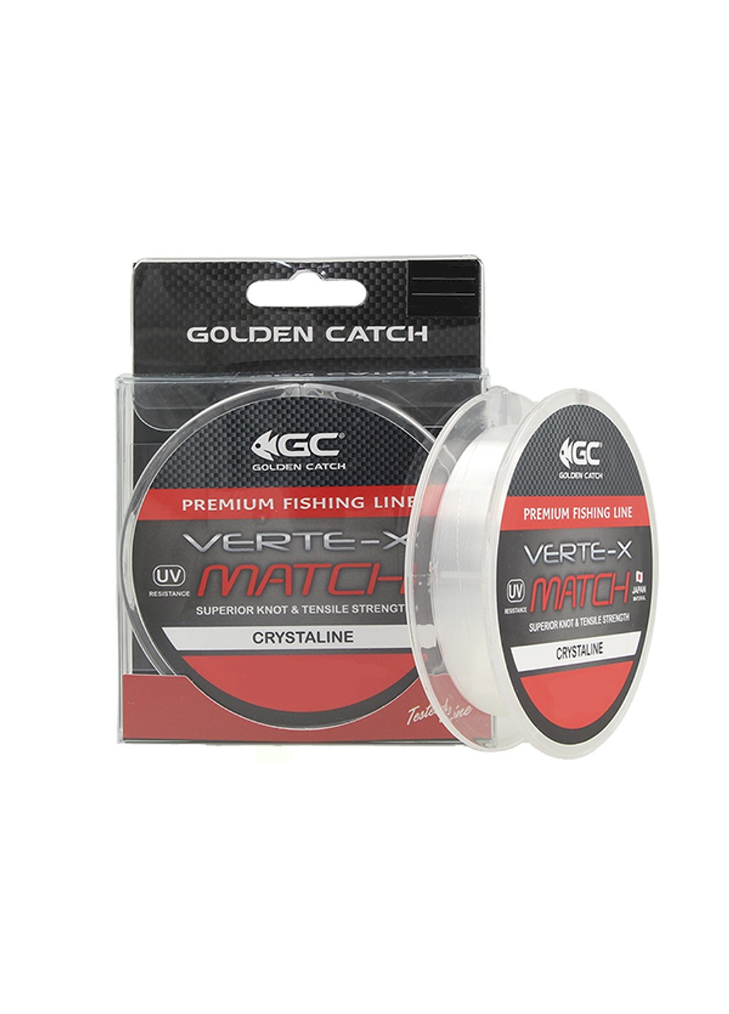 Леска GC Verte-X Match CRL 150м/0.261мм 7.8кг/17.2lb (4039005) Golden Catch (252468650)