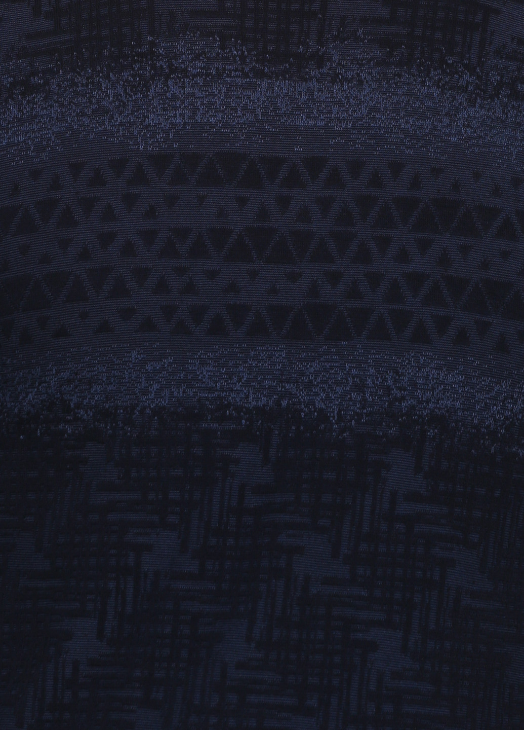 Свитшот MSY - Прямой крой геометрический темно-синий кэжуал - (139502187)
