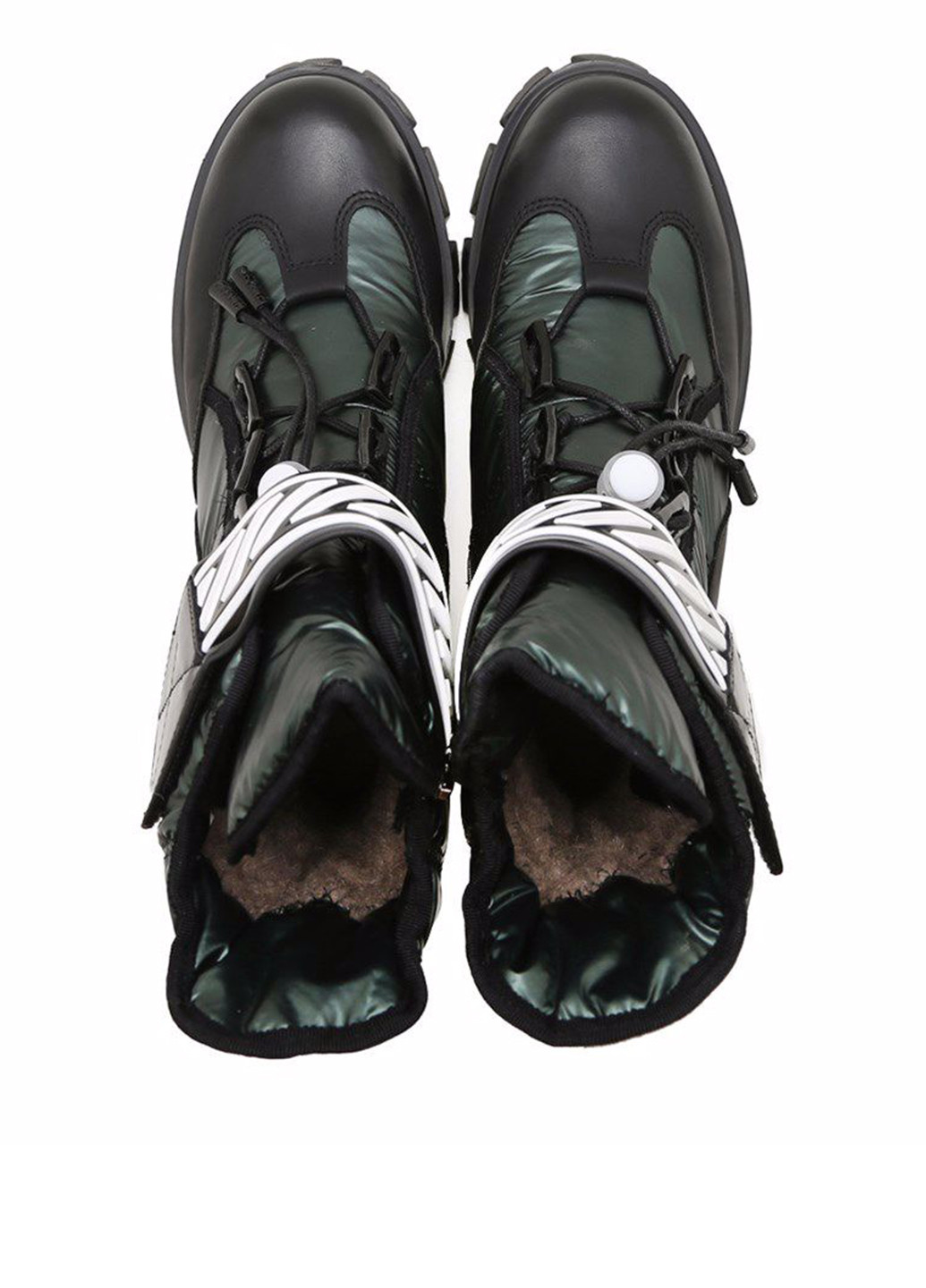 Зимние ботинки Prego со шнуровкой тканевые