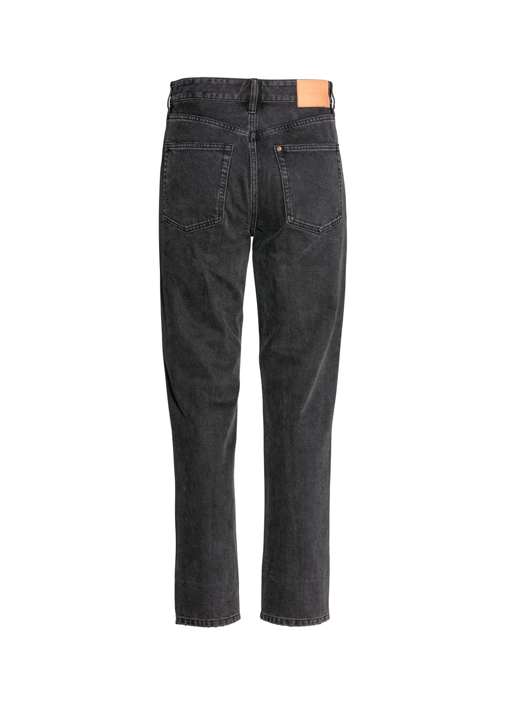 Темно-серые демисезонные зауженные, укороченные джинсы H&M