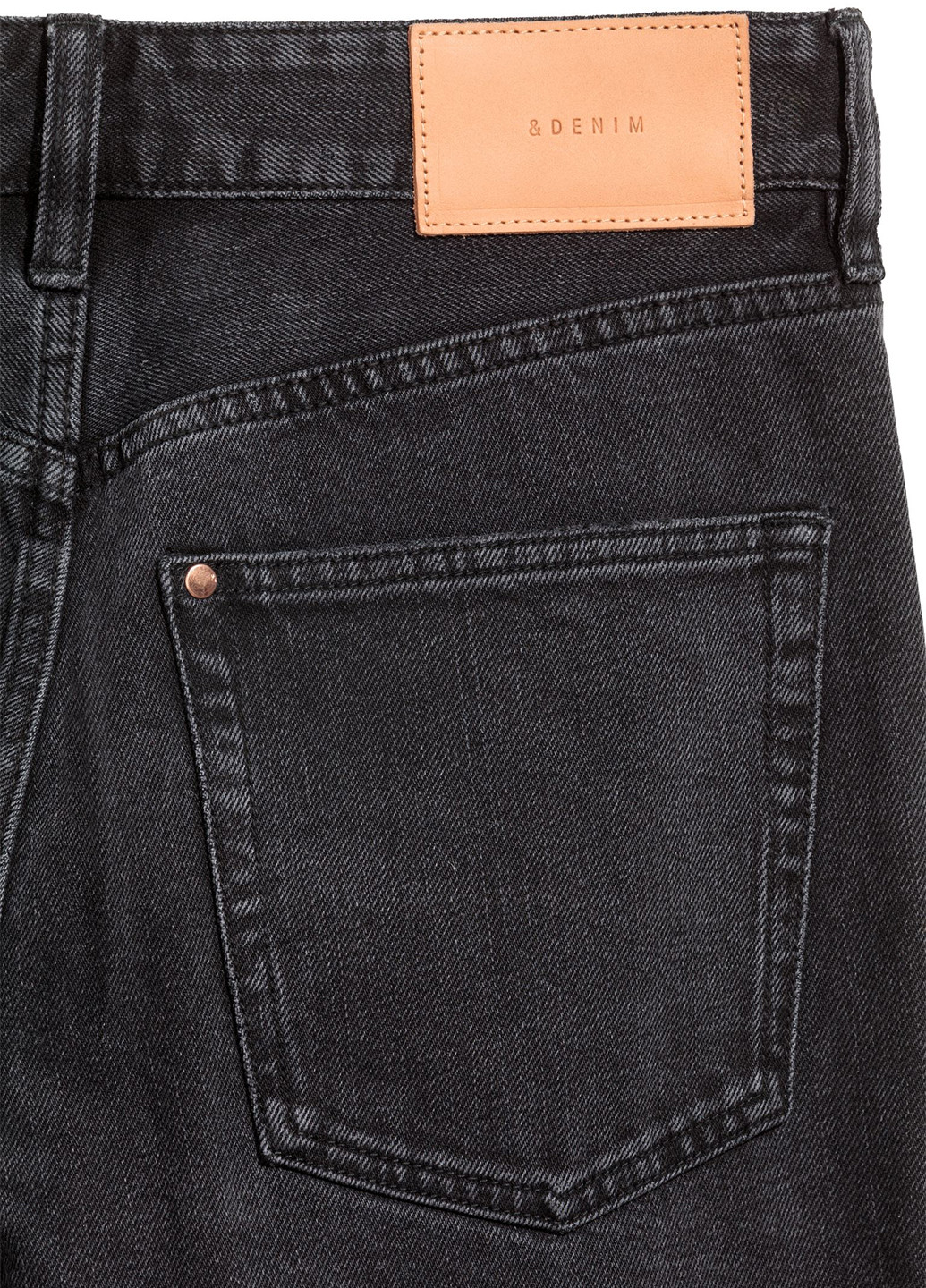 Темно-серые демисезонные зауженные, укороченные джинсы H&M