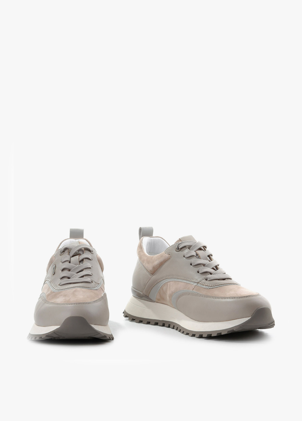 Кроссовки Le'BERDES серо-бежевые демисезоны (285500877)