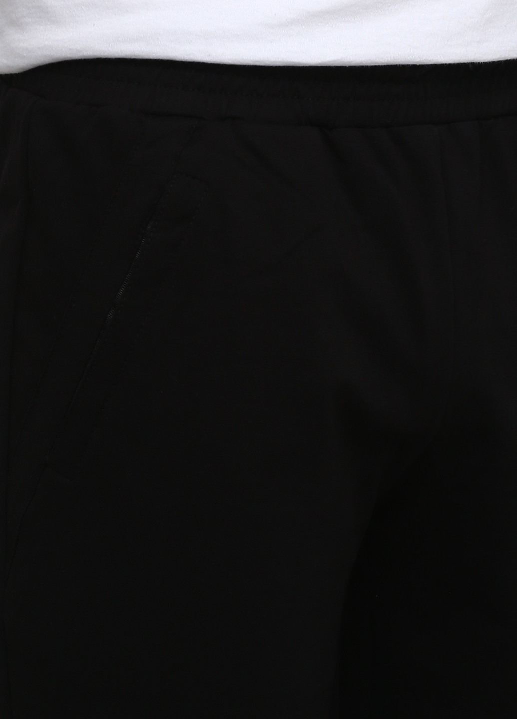 Черные спортивные демисезонные прямые брюки Oztas
