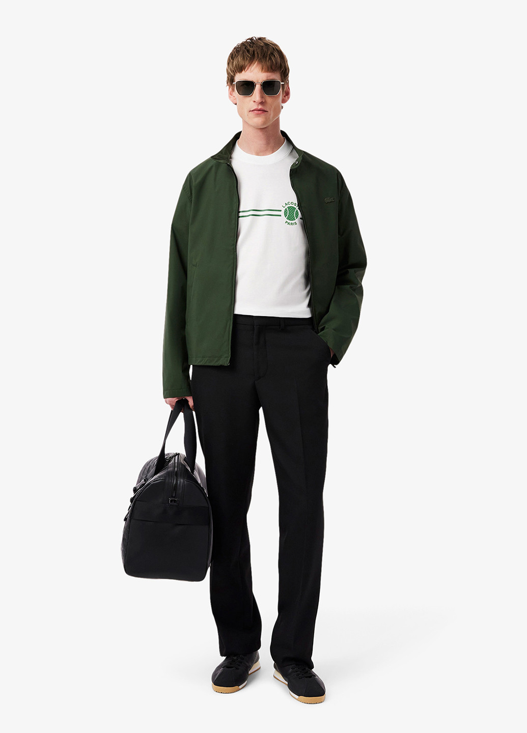 Біла футболка Lacoste