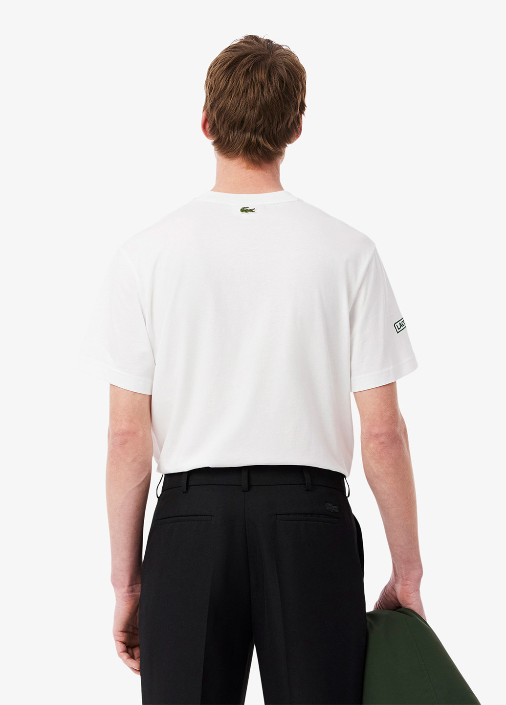 Біла футболка Lacoste