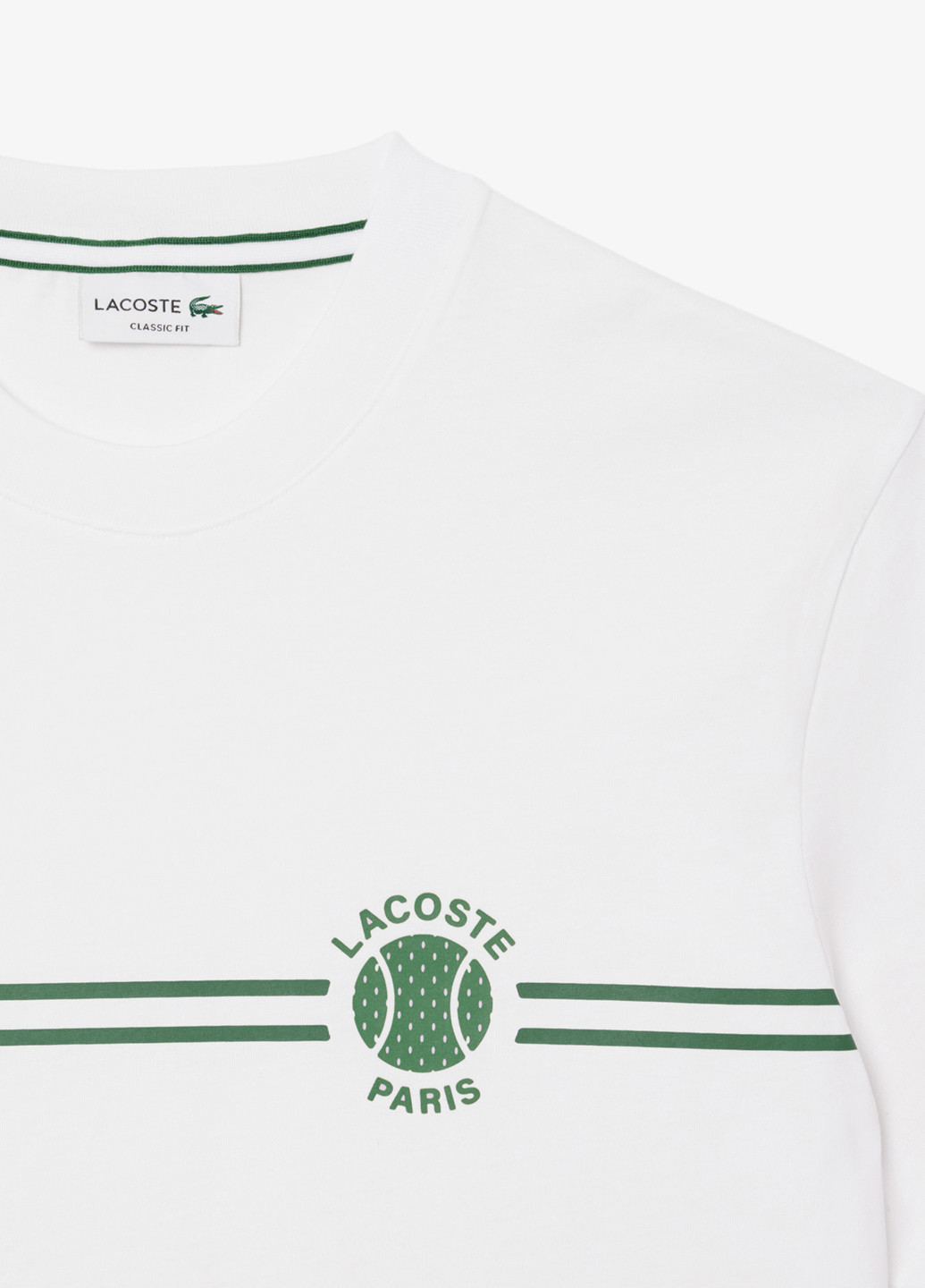 Біла футболка Lacoste