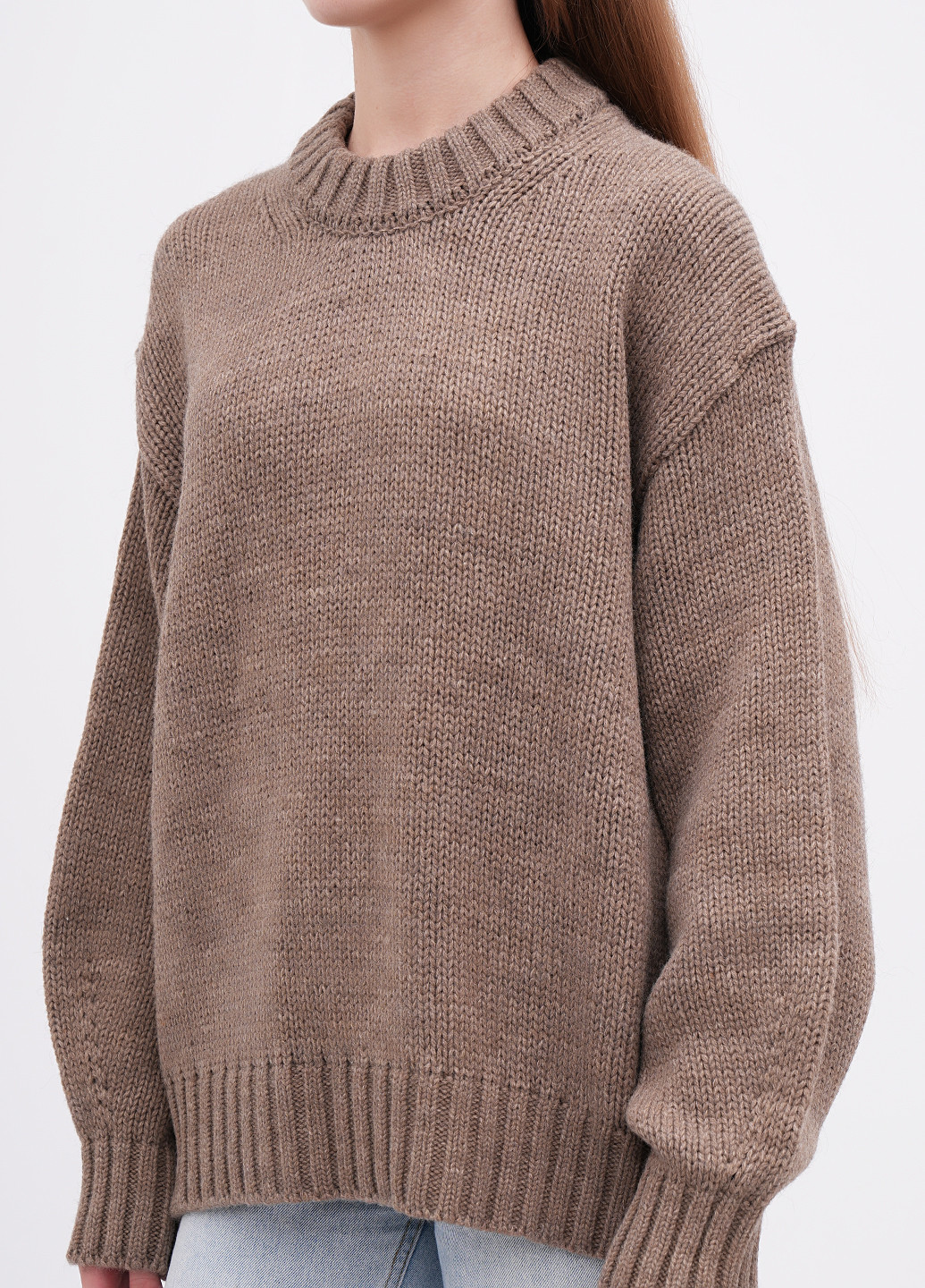 Кавовий зимовий джемпер джемпер EQUILIBRI