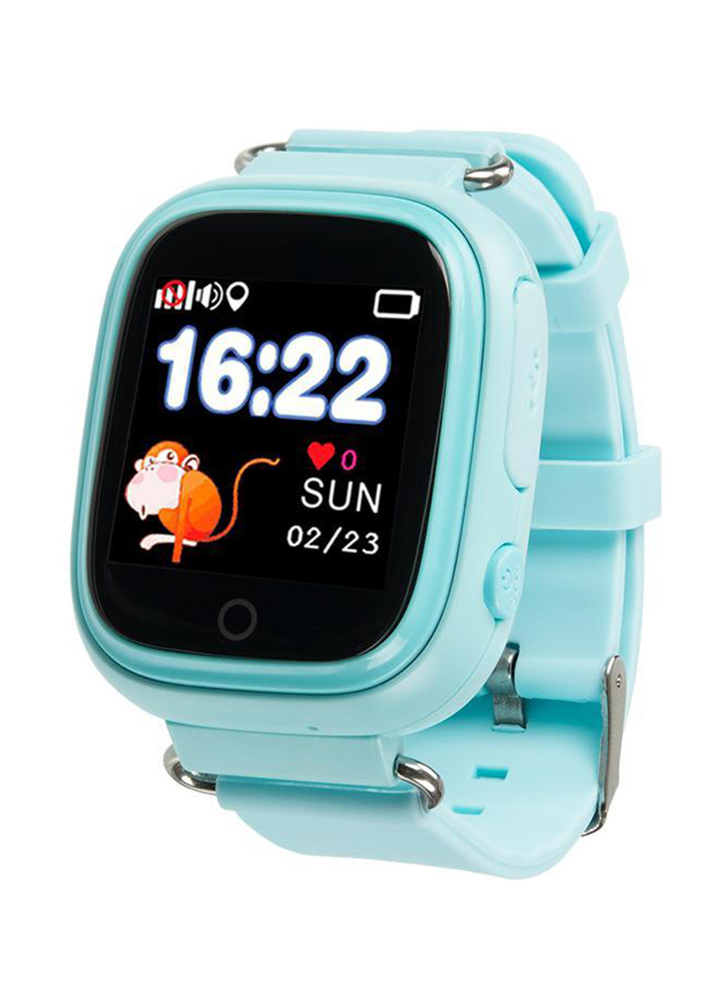 Дитячі водонепроникні телефон-годинник з GPS трекером Сині Motto td-02s (132867203)