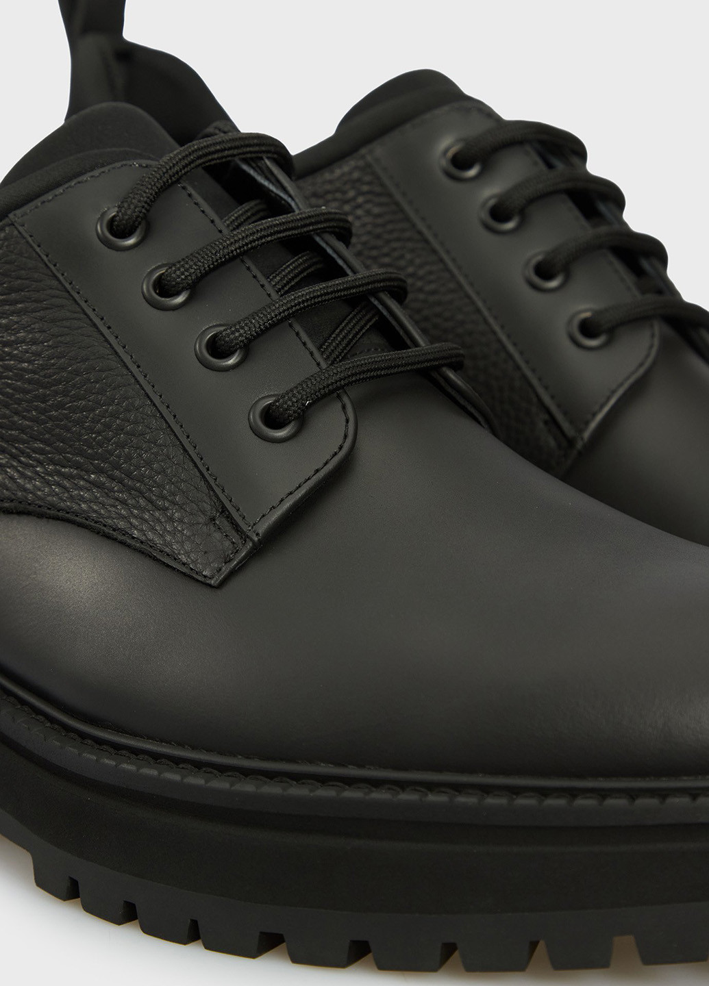 Черные кэжуал туфли PRPY на шнурках