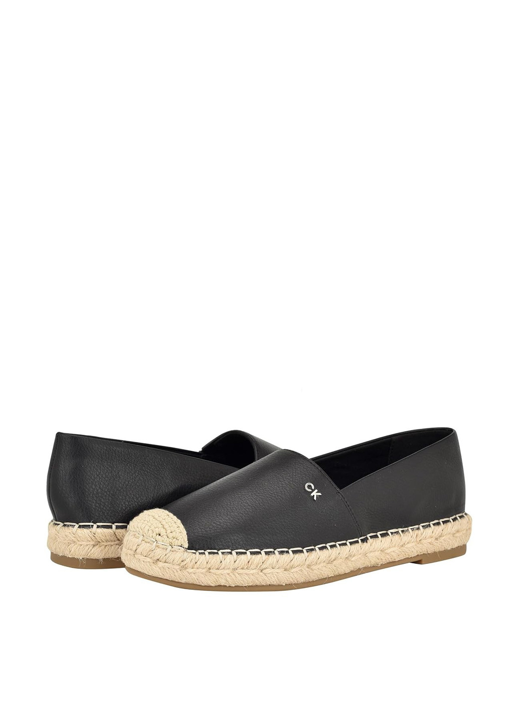 Чёрные эспадрильи Calvin Klein однотонный логотип (369667460)