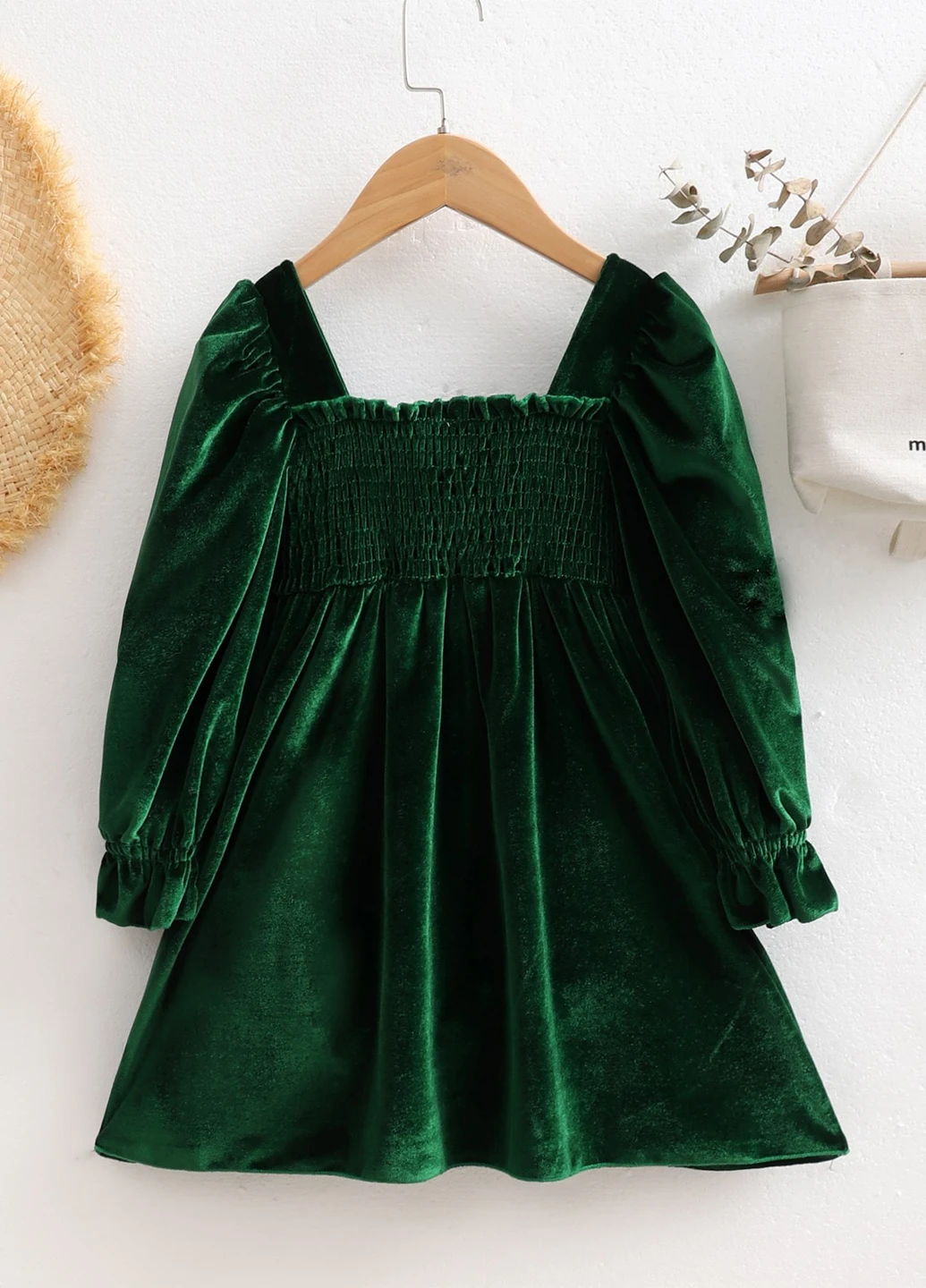 Изумрудное платье SHEIN (325533808)