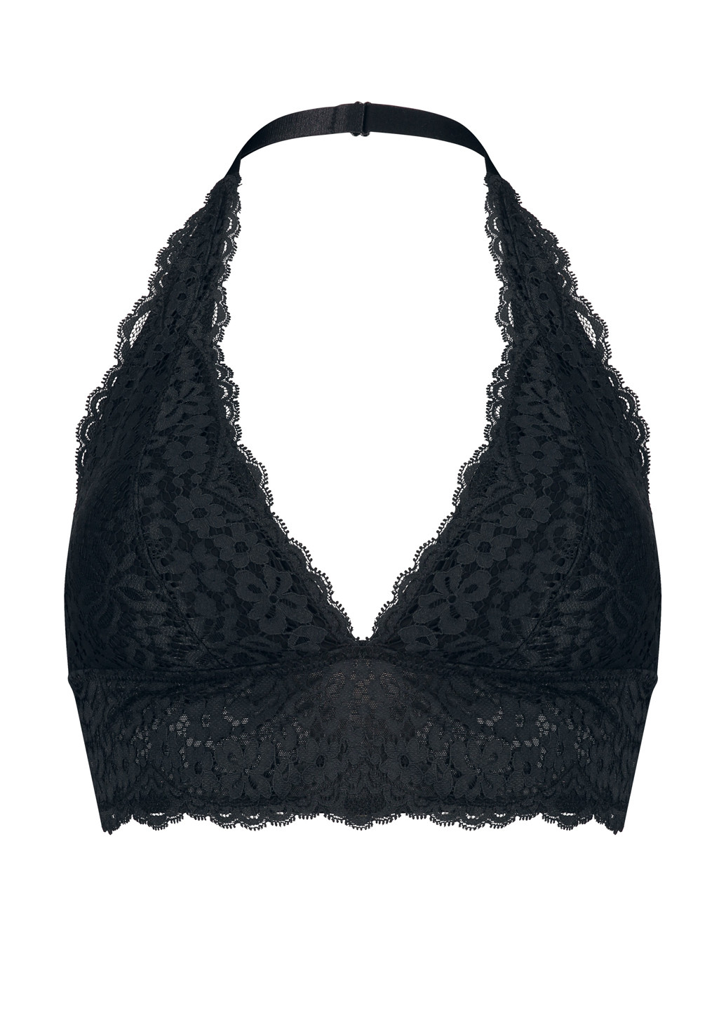 Чёрный бюстгальтер Hunkemoller без косточек полиамид