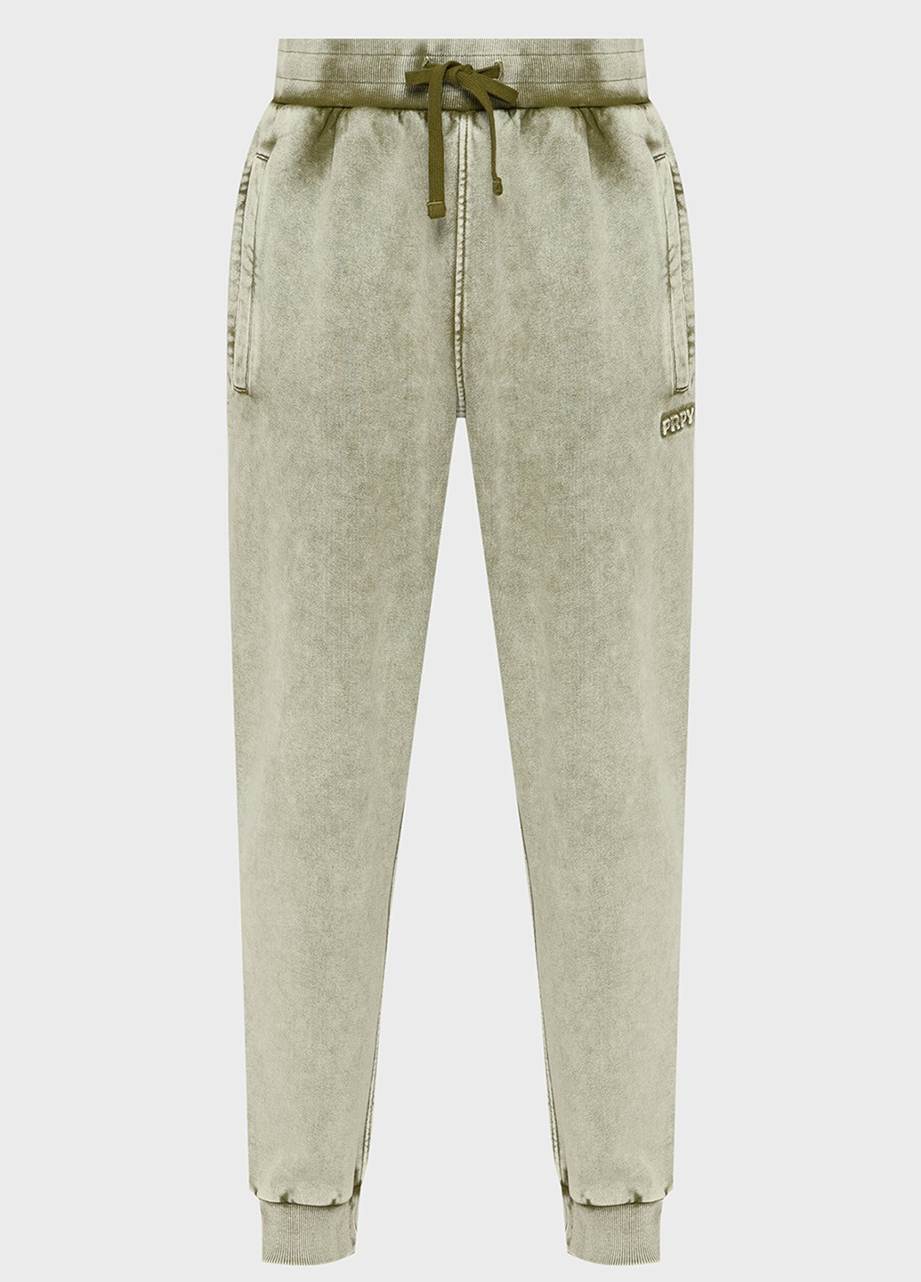 Зеленые спортивные демисезонные джоггеры брюки PRPY