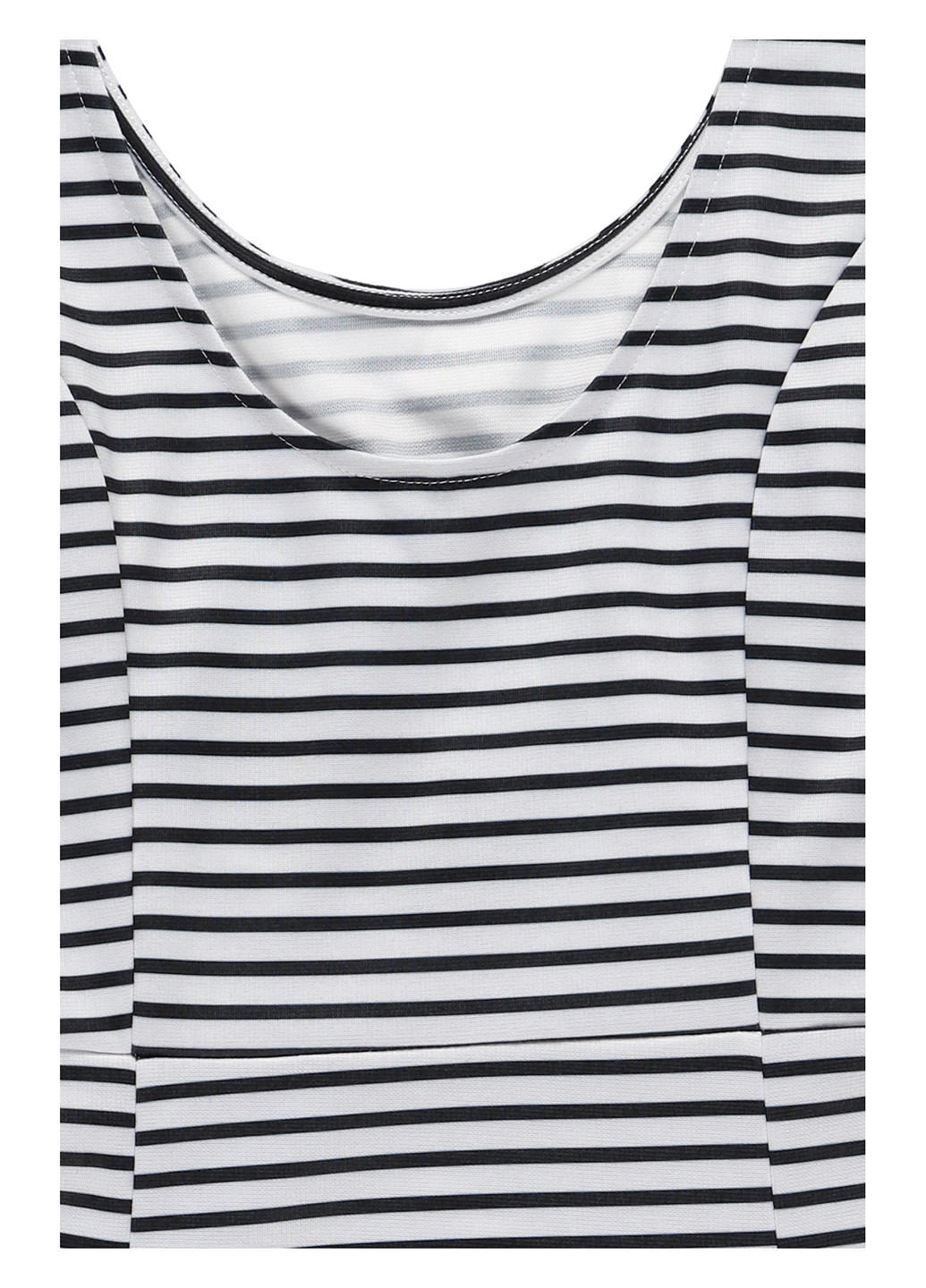 Чорно-білий кежуал сукня кльош Only в смужку