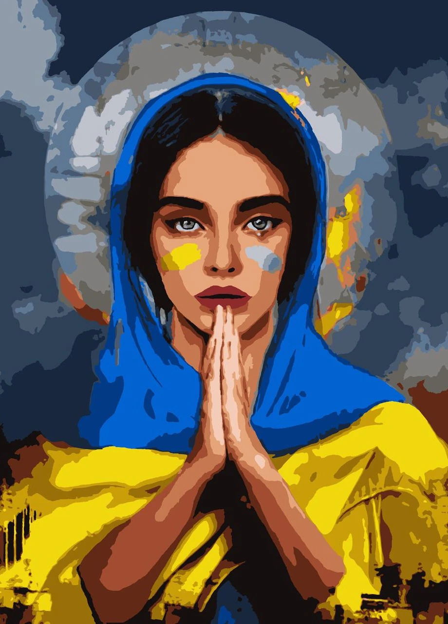 Картин по номерам "Молитва" 40*50 см No Brand (254584028)