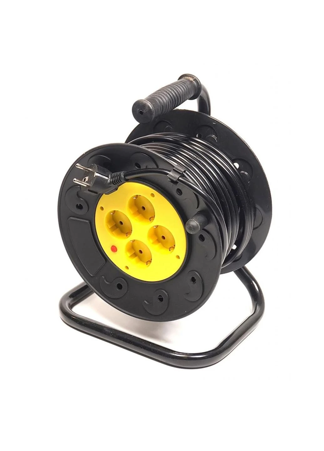 Подовжувач мережі на котушці 20 м, 4 розетки (JY-2002/20) (PPRA10M200S4) PowerPlant (251409936)