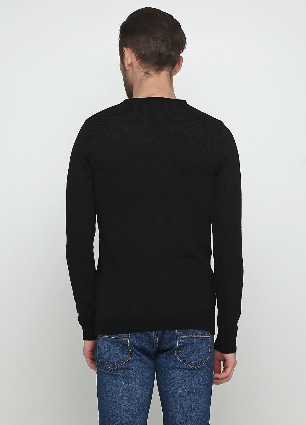 Чорний демісезонний пуловер пуловер Xagon Man