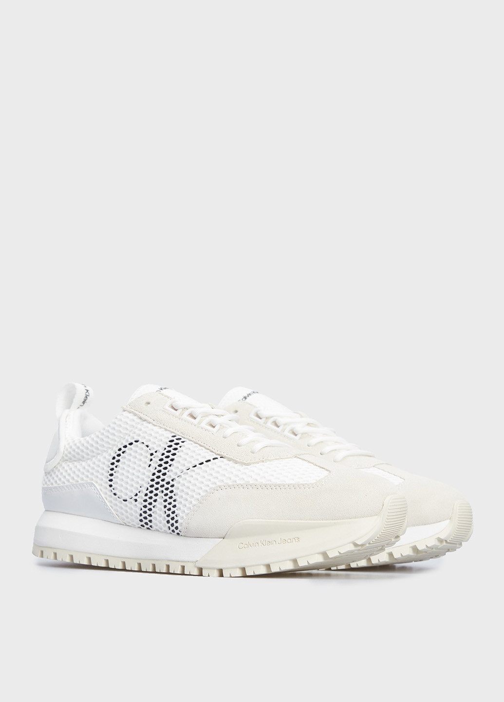 Белые летние кроссовки Calvin Klein Jeans