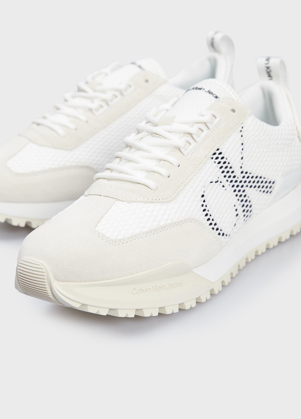 Белые летние кроссовки Calvin Klein Jeans