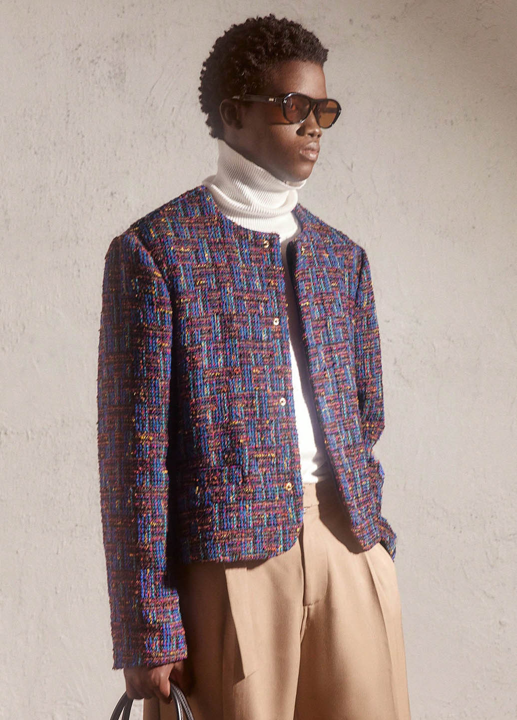 Комбинированная демисезонная куртка куртка-пиджак SHEIN