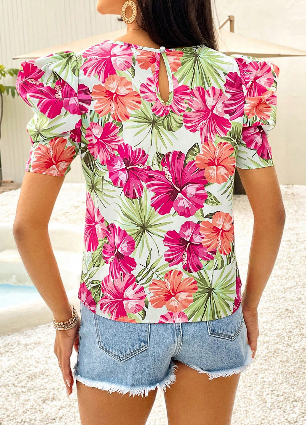 Комбінована блуза SHEIN