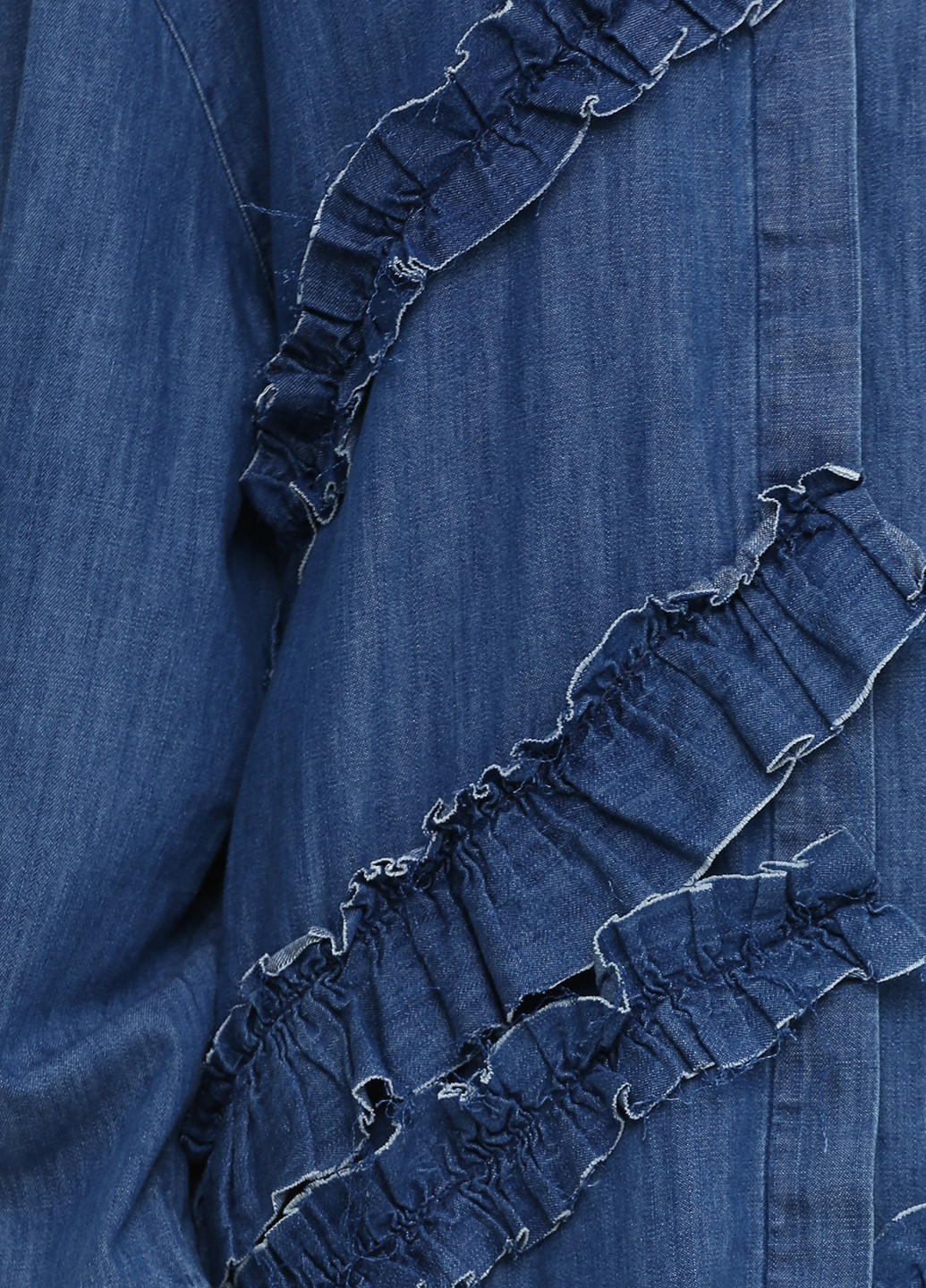 Синя джинсова сукня Zara однотонна