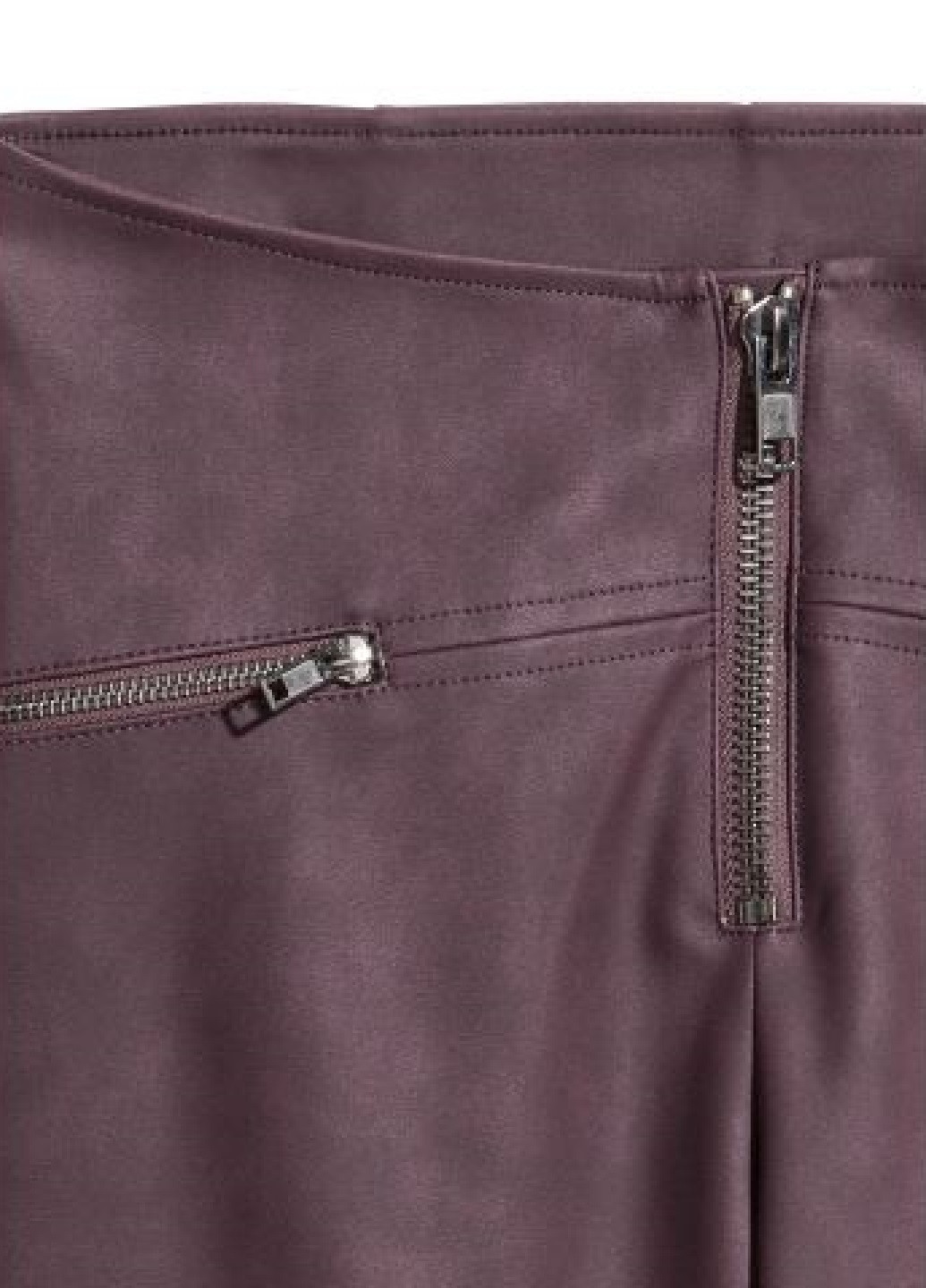 Фиолетовые демисезонные байкерские леггинсы H&M