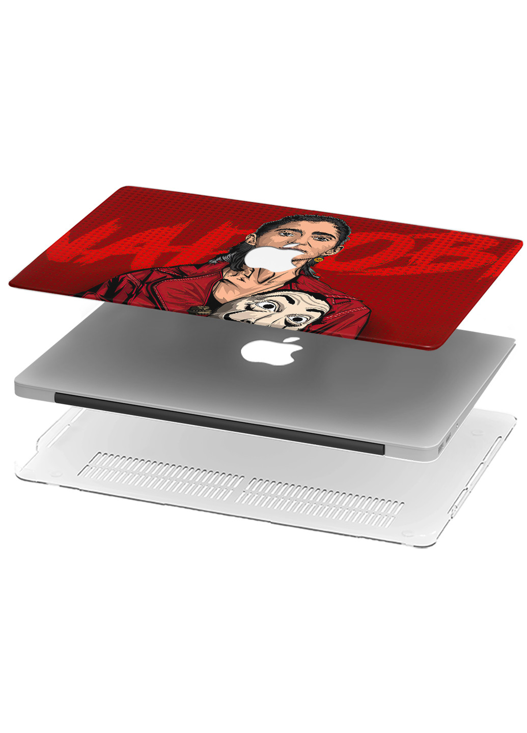 Чехол пластиковый для Apple MacBook Pro 13 A1706/A1708/A1989/A2159/A1988 Бумажный дом (Paper house) (9648-2296) MobiPrint (218987618)