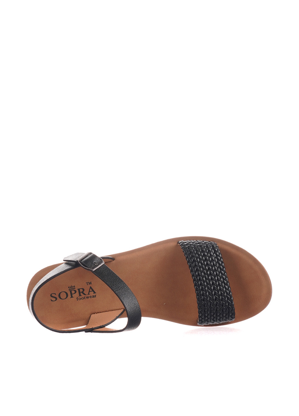 Черные босоножки Sopra с ремешком